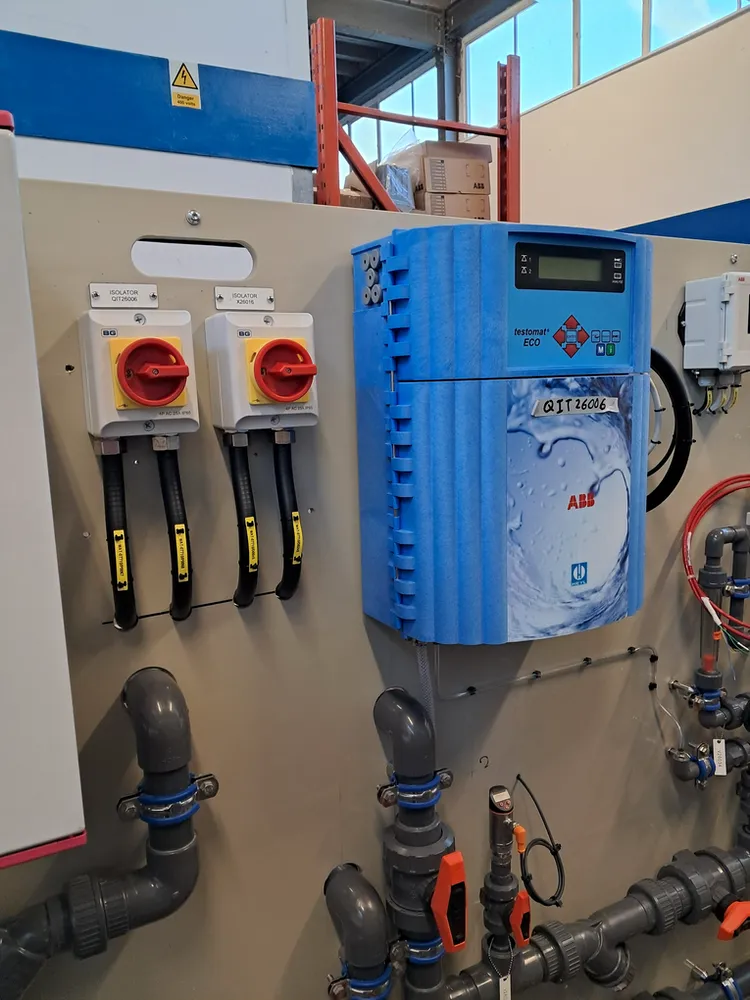 Sync Electrical - Keighley Electrician - Electrical Installation of Nitrate Removal Instrument Boards for ACWA Services - 2